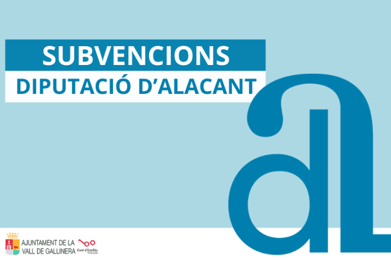 Diputacio Alacant Subencions Vall Gallinera DIPUTACIO ALACANT VALL GALLINERA