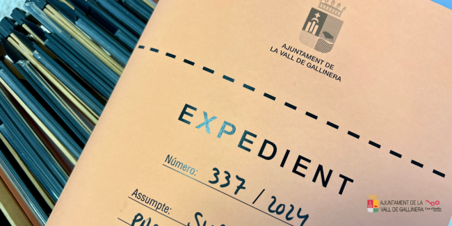 expedient Subnecio Subvencions 2024 Vall de Gallinera Diputació d'Alacant