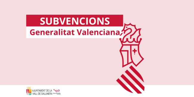 generalitat Valenciana subvencions