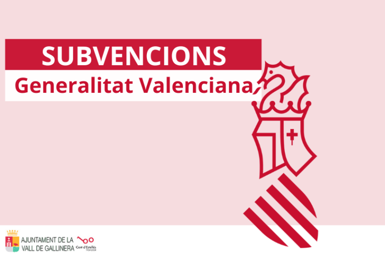 generalitat Valenciana subvencions