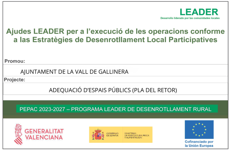 CARTELL PLA DEL RETOR